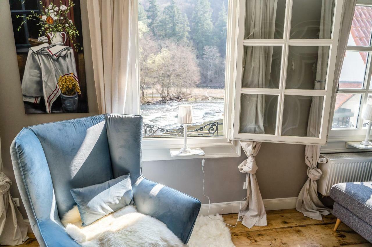 Ferienhaus Am Fluss. Baubiologisch Renoviert. บาดครอยซ์นาค ภายนอก รูปภาพ